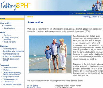 Talking BPH Website Image