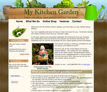 My Kitchen Garden Website Image